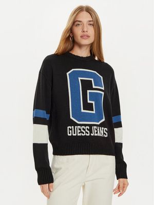 Guess Jeans - Sweter damski na zimę ze sklepu: MODIVO w kategorii: Swetry damskie - zdjęcie WP-EBWP-BKLVO-LN0_0000304222351