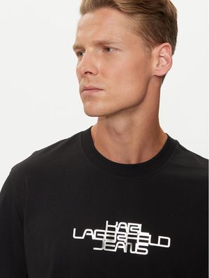 T-shirt męski Karl Lagerfeld Jeans ze sklepu: MODIVO w kategorii: T-shirty męskie - zdjęcie WP-EBWP-BKLVO-LN0_0000304251993