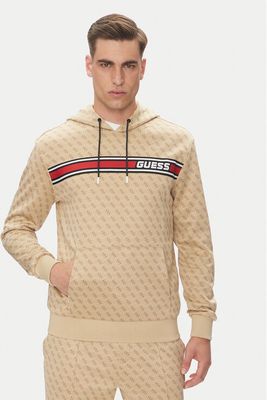 Bluza męska na zimę casual Guess ze sklepu: MODIVO w kategorii: Bluzy męskie - zdjęcie WP-EBWP-BKLVO-LN0_0000304259173