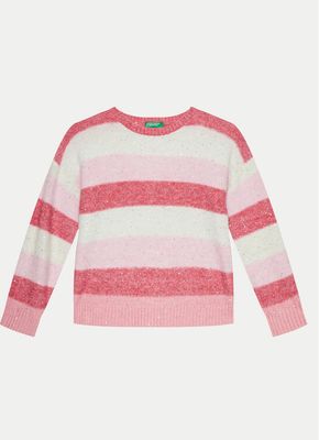 Sweter dziewczęcy na jesień United Colors Of Benetton ze sklepu: MODIVO w kategorii: Swetry dziewczęce - zdjęcie WP-EBWP-BKLVO-LN0_0000304268311