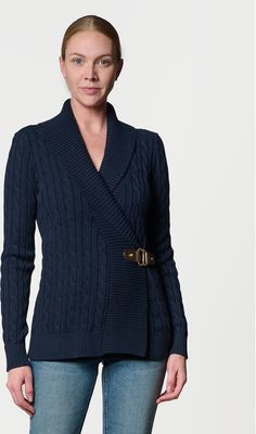 Sweter damski LAUREN RALPH LAUREN ze sklepu: MODIVO w kategorii: Swetry damskie - zdjęcie WP-EBWP-BKLVO-LN0_0000304274107