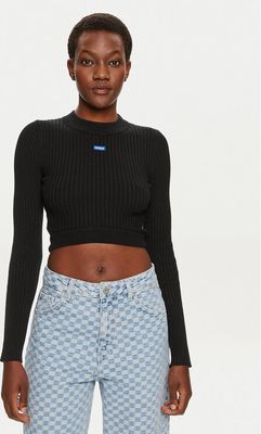Sweter damski casualowy na zimę HUGO ze sklepu: MODIVO w kategorii: Swetry damskie - zdjęcie WP-EBWP-BKLVO-LN0_0000304284786