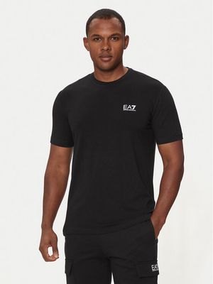 T-shirt męski na lato EA7 Emporio Armani ze sklepu: MODIVO w kategorii: T-shirty męskie - zdjęcie WP-EBWP-BKLVO-LN0_0000304286896