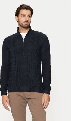 Sweter męski jesienny Jack & Jones ze sklepu: MODIVO w kategorii: Swetry męskie - zdjęcie WP-EBWP-BKLVO-LN0_0000304372896