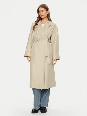 Płaszcz damski na jesień casualowy Calvin Klein ze sklepu: MODIVO w kategorii: Płaszcze damskie - zdjęcie WP-EBWP-BKLVO-LN0_0000304402692
