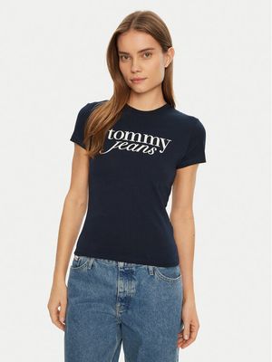 Bluzka damska na lato Tommy Jeans ze sklepu: MODIVO w kategorii: Bluzki damskie - zdjęcie WP-EBWP-BKLVO-LN0_0000304405648