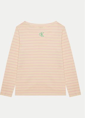 Bluzka dziewczęca na lato casual Calvin Klein Jeans ze sklepu: MODIVO w kategorii: Bluzki dziewczęce - zdjęcie WP-EBWP-BKLVO-LN0_0000304406126