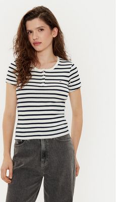 Bluzka damska na wiosnę Tommy Jeans ze sklepu: MODIVO w kategorii: Bluzki damskie - zdjęcie WP-EBWP-BKLVO-LN0_0000304406140