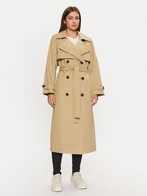 Płaszcz damski casualowy Tommy Jeans ze sklepu: MODIVO w kategorii: Płaszcze damskie - zdjęcie WP-EBWP-BKLVO-LN0_0000304407475