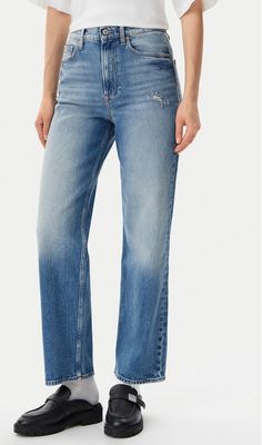 Jeansy damskie w miejskim stylu Tommy Jeans ze sklepu: MODIVO w kategorii: Jeansy damskie - zdjęcie WP-EBWP-BKLVO-LN0_0000304407642