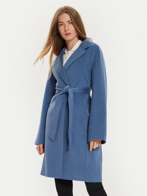 Płaszcz damski jesienny Tommy Hilfiger ze sklepu: MODIVO w kategorii: Płaszcze damskie - zdjęcie WP-EBWP-BKLVO-LN0_0000304408274