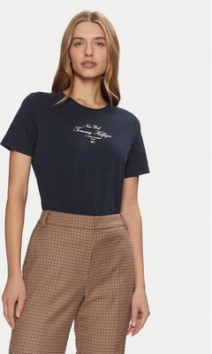 Bluzka damska klasyczna w stylu młodzieżowym Tommy Hilfiger ze sklepu: MODIVO w kategorii: Bluzki damskie - zdjęcie WP-EBWP-BKLVO-LN0_0000304409769