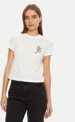 Bluzka damska młodzieżowa Calvin Klein Jeans ze sklepu: MODIVO w kategorii: Bluzki damskie - zdjęcie WP-EBWP-BKLVO-LN0_0000304413094