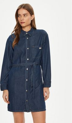 Sukienka casualowa Calvin Klein Jeans ze sklepu: MODIVO w kategorii: Sukienki - zdjęcie WP-EBWP-BKLVO-LN0_0000304413223