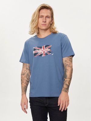Pepe Jeans - T-shirt męski ze sklepu: MODIVO w kategorii: T-shirty męskie - zdjęcie WP-EBWP-BKLVO-LN0_0000304414411