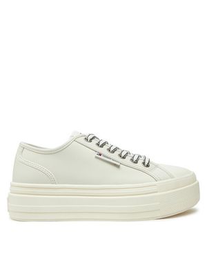 Trampki damskie na wiosnę Tommy Jeans ze sklepu: MODIVO w kategorii: Trampki damskie - zdjęcie WP-EBWP-BKLVO-LN0_0000304430435