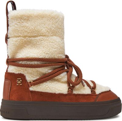 Śniegowce damskie zimowe Tommy Hilfiger ze sklepu: MODIVO w kategorii: Śniegowce damskie - zdjęcie WP-EBWP-BKLVO-LN0_0000304439445