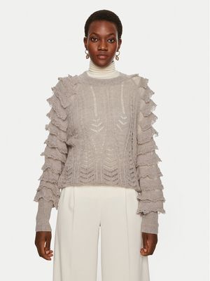 Sweter damski jesienny Twinset ze sklepu: MODIVO w kategorii: Swetry damskie - zdjęcie WP-EBWP-BKLVO-LN0_0000304451935