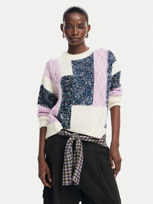 Sweter damski Desigual ze sklepu: MODIVO w kategorii: Swetry damskie - zdjęcie WP-EBWP-BKLVO-LN0_0000304477508