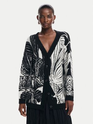 Sweter damski na zimę Desigual ze sklepu: MODIVO w kategorii: Swetry damskie - zdjęcie WP-EBWP-BKLVO-LN0_0000304477522