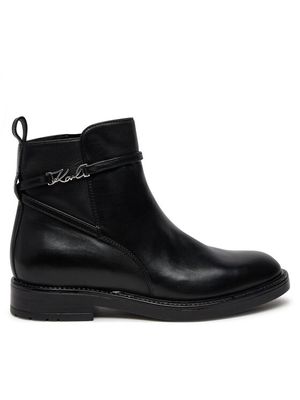 Karl Lagerfeld - Botki letnie casual ze sklepu: MODIVO w kategorii: Botki - zdjęcie WP-EBWP-BKLVO-LN0_0000304501814
