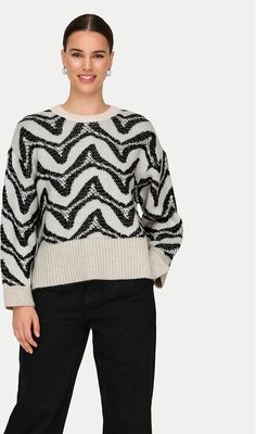 Sweter damski na zimę casualowy ONLY ze sklepu: MODIVO w kategorii: Swetry damskie - zdjęcie WP-EBWP-BKLVO-LN0_0000304518737