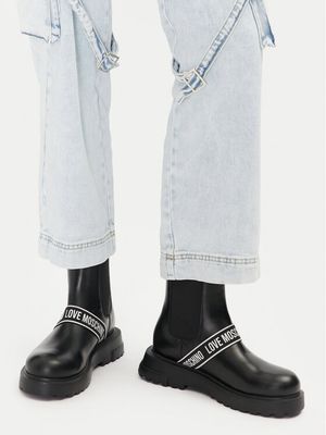 Love Moschino - Botki jesienne ze sklepu: MODIVO w kategorii: Botki - zdjęcie WP-EBWP-BKLVO-LN0_0000304542060