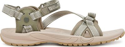 Sandały damskie casual w nadruki Jack Wolfskin ze sklepu: MODIVO w kategorii: Sandały damskie - zdjęcie WP-EBWP-BKLVO-LN0_0000304544361