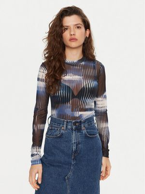 Bluzka damska Karl Lagerfeld Jeans ze sklepu: MODIVO w kategorii: Bluzki damskie - zdjęcie WP-EBWP-BKLVO-LN0_0000304582646