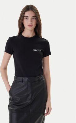Bluzka damska letnia Karl Lagerfeld Jeans ze sklepu: MODIVO w kategorii: Bluzki damskie - zdjęcie WP-EBWP-BKLVO-LN0_0000304582943