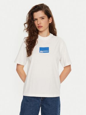 Bluzka damska na lato Karl Lagerfeld Jeans ze sklepu: MODIVO w kategorii: Bluzki damskie - zdjęcie WP-EBWP-BKLVO-LN0_0000304582981