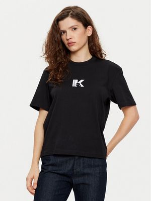 Bluzka damska wiosenna Karl Lagerfeld Jeans ze sklepu: MODIVO w kategorii: Bluzki damskie - zdjęcie WP-EBWP-BKLVO-LN0_0000304583117