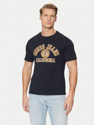 T-shirt męski letni Guess Jeans ze sklepu: MODIVO w kategorii: T-shirty męskie - zdjęcie WP-EBWP-BKLVO-LN0_0000304583407