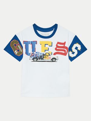 T-shirt chłopięce na zimę Guess ze sklepu: MODIVO w kategorii: T-shirty chłopięce - zdjęcie WP-EBWP-BKLVO-LN0_0000304585777