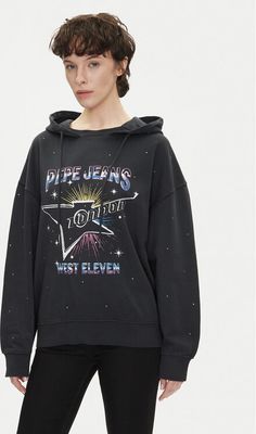Pepe Jeans - Bluza damska jesienna ze sklepu: MODIVO w kategorii: Bluzy damskie - zdjęcie WP-EBWP-BKLVO-LN0_0000304593482