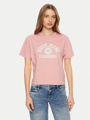 Guess Jeans - Bluzka damska ze sklepu: MODIVO w kategorii: Bluzki damskie - zdjęcie WP-EBWP-BKLVO-LN0_0000304595479