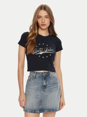 Bluzka damska Guess Jeans ze sklepu: MODIVO w kategorii: Bluzki damskie - zdjęcie WP-EBWP-BKLVO-LN0_0000304595684