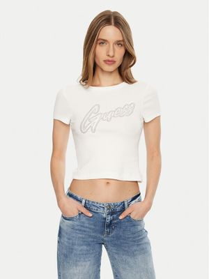 Bluzka damska Guess ze sklepu: MODIVO w kategorii: Bluzki damskie - zdjęcie WP-EBWP-BKLVO-LN0_0000304595752