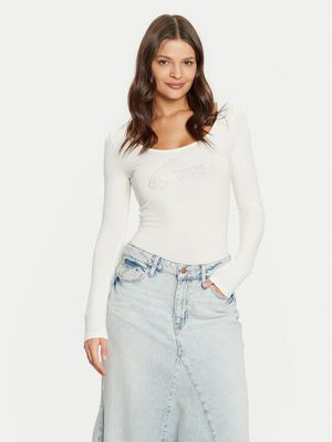 Bluzka damska casual Guess ze sklepu: MODIVO w kategorii: Bluzki damskie - zdjęcie WP-EBWP-BKLVO-LN0_0000304597220
