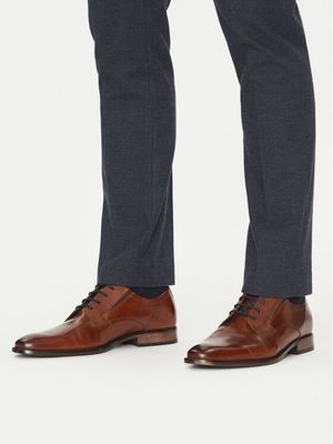 Buty eleganckie męskie jesienne Bugatti ze sklepu: MODIVO w kategorii: Buty eleganckie męskie - zdjęcie WP-EBWP-BKLVO-LN0_0000304601620