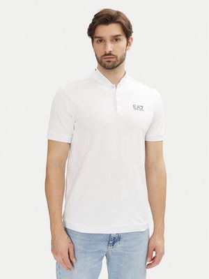 T-shirt męski na lato EA7 Emporio Armani ze sklepu: MODIVO w kategorii: T-shirty męskie - zdjęcie WP-EBWP-BKLVO-LN0_0000304612077