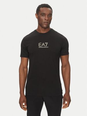 T-shirt męski na wiosnę EA7 Emporio Armani ze sklepu: MODIVO w kategorii: T-shirty męskie - zdjęcie WP-EBWP-BKLVO-LN0_0000304613586