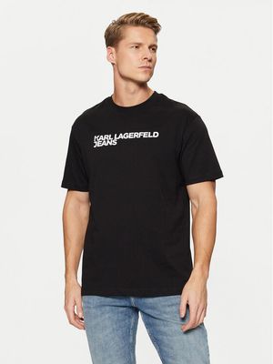 T-shirt męski na lato Karl Lagerfeld Jeans ze sklepu: MODIVO w kategorii: T-shirty męskie - zdjęcie WP-EBWP-BKLVO-LN0_0000304613845