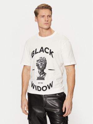 T-shirt męski w stylu młodzieżowym HUGO ze sklepu: MODIVO w kategorii: T-shirty męskie - zdjęcie WP-EBWP-BKLVO-LN0_0000304634604