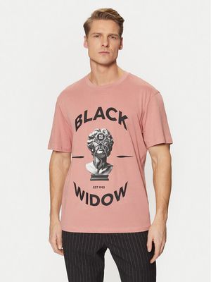T-shirt męski w stylu klasycznym HUGO ze sklepu: MODIVO w kategorii: T-shirty męskie - zdjęcie WP-EBWP-BKLVO-LN0_0000304634611