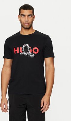 T-shirt męski młodzieżowy HUGO ze sklepu: MODIVO w kategorii: T-shirty męskie - zdjęcie WP-EBWP-BKLVO-LN0_0000304637698