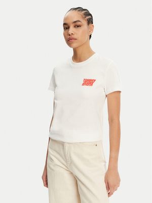 Tommy Jeans - Bluzka damska na lato ze sklepu: MODIVO w kategorii: Bluzki damskie - zdjęcie WP-EBWP-BKLVO-LN0_0000304644788