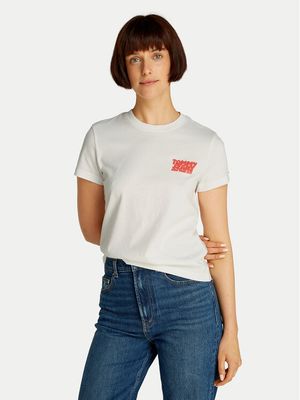 Bluzka damska casual Tommy Jeans ze sklepu: MODIVO w kategorii: Bluzki damskie - zdjęcie WP-EBWP-BKLVO-LN0_0000304644788