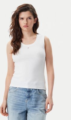 Bluzka damska Tommy Jeans ze sklepu: MODIVO w kategorii: Bluzki damskie - zdjęcie WP-EBWP-BKLVO-LN0_0000304647017