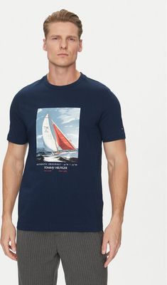 T-shirt męski wiosenny Tommy Hilfiger ze sklepu: MODIVO w kategorii: T-shirty męskie - zdjęcie WP-EBWP-BKLVO-LN0_0000304653476